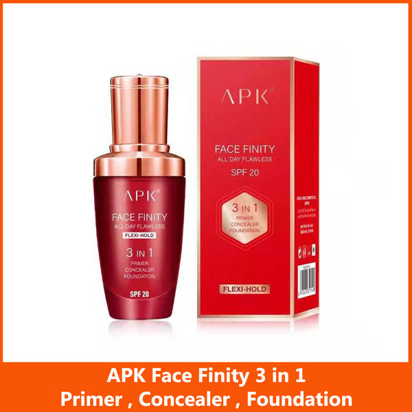 Apk Face Finity 3in1 Primer Concealer Foundation