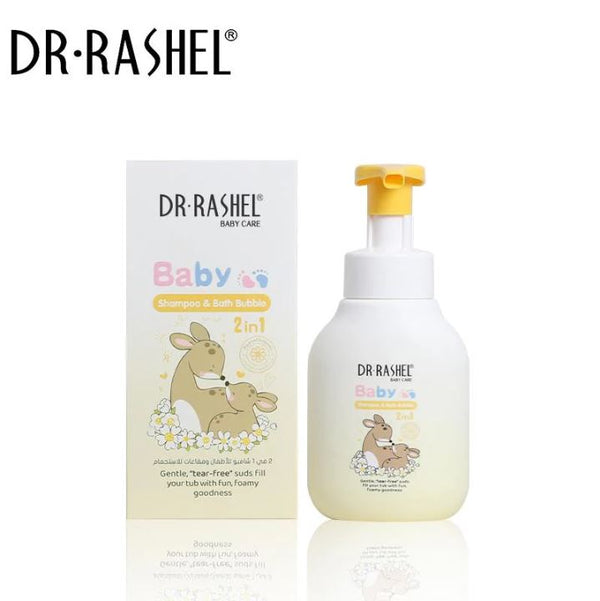 DR.Rashel New Baby Care 2 IN 1 Wash & Shampoo / Bath Bubble For Baby 300ML DRL- 1777