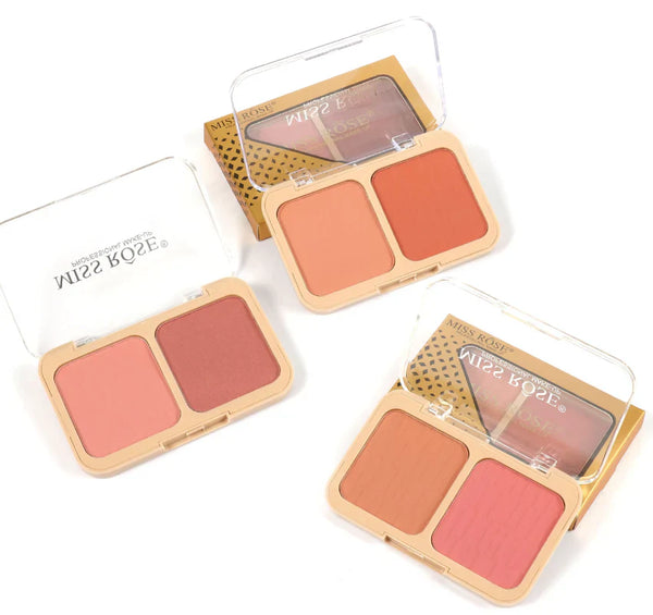 Miss Rose Make-Up Sunset 2 Color Blush Palette 12g