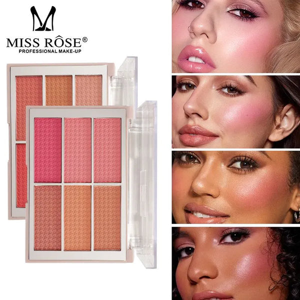 Miss Rose Rubik's Cube Matte Blusher – 6 Colors
