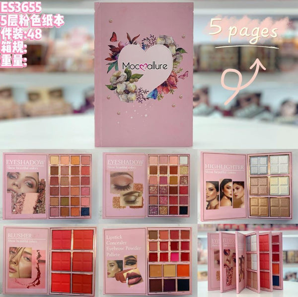 New Version 5 Pages Book Palette Mocallure