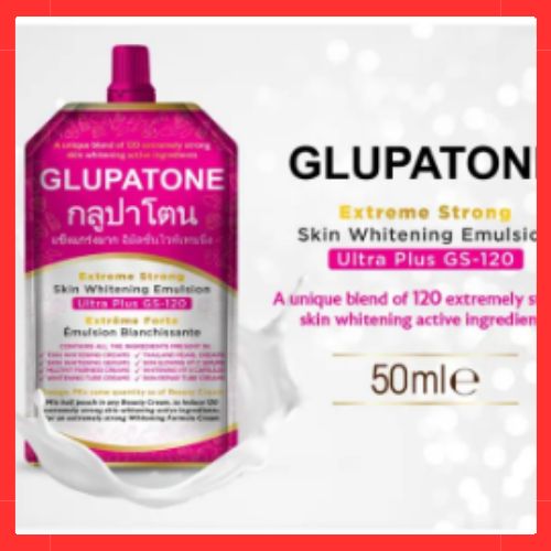 GLUPATONE Extreme Strong Whitening Emulsion Ultra Plus GS-120 For Face & Body 50ml