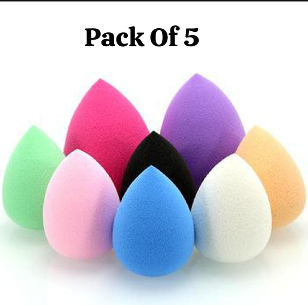 Makeup Sponge Blender (Pack of 1-5) Beauty Blender Foundation Puff
