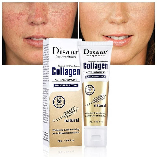 Dissar 100% Collagen Sunblock Whitening Spf 50 Sunscreen Lotion For Girls & Women 50g DS5242