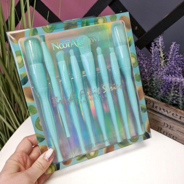 NoorAlzawi 8 Pcs - Professional Makeup Brush Set