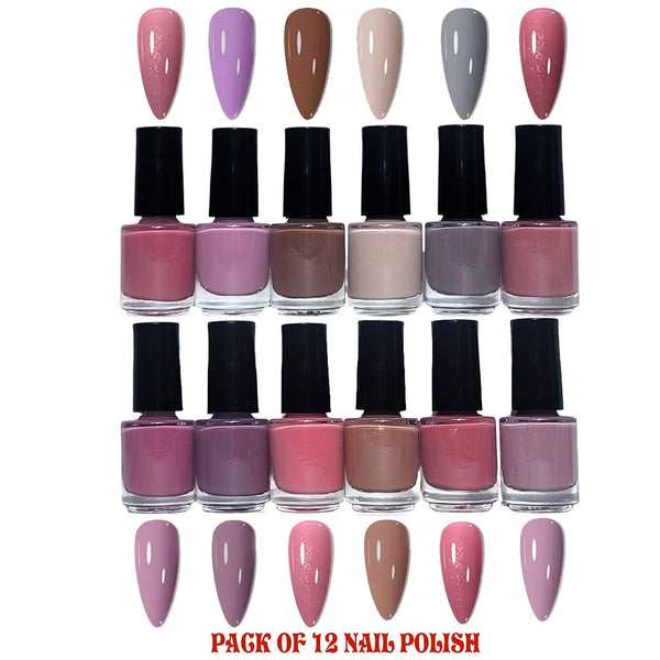 Matte Peel-Off Nail Polish Collection – 12 Vibrant Colors, Eco-Friendly Formula