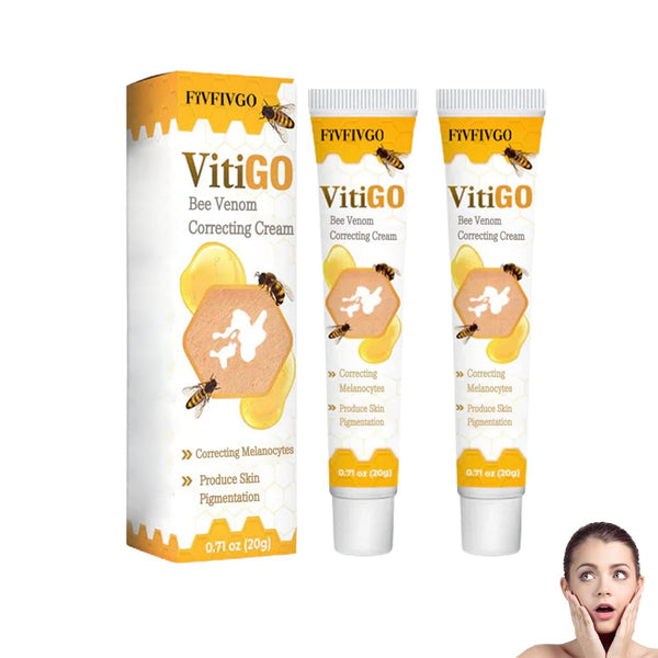 Herbal Bee Venom Cream For Vitigo Spot Lightening And Skin Repair - FREE DELIVERY