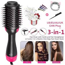 One Step 3 In 1 Hot Air Brush , Hair Dryer & Styler