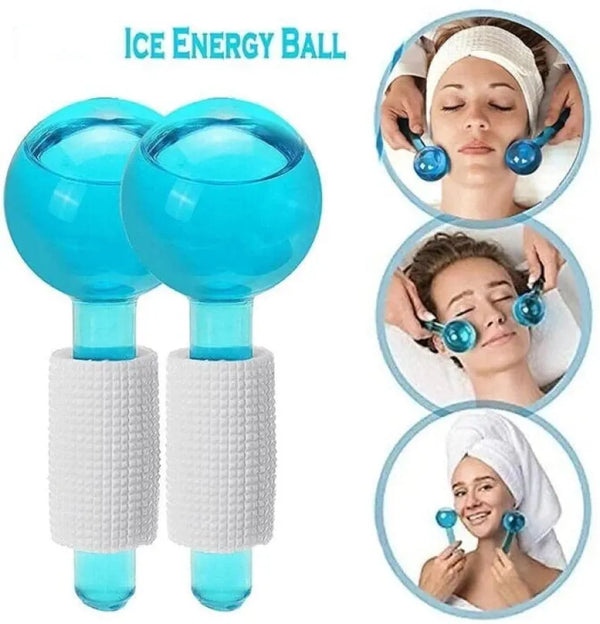 Ice Cool Roller Ball Face lifting Relaxation Massage