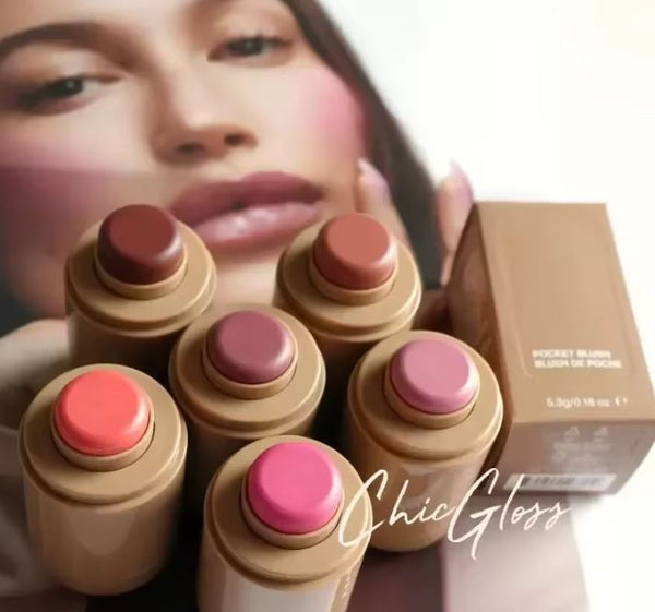 1 Pc Rhode Pocket Blush Rouge Stick Freckle &nbsp;Lips and Cheeks for Both Makeup
