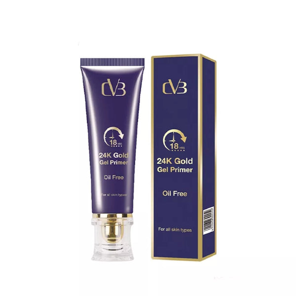 CVB 24K Gold Gel Primer for Pores Minimization, Anti-Ageing Oil- (30ml)